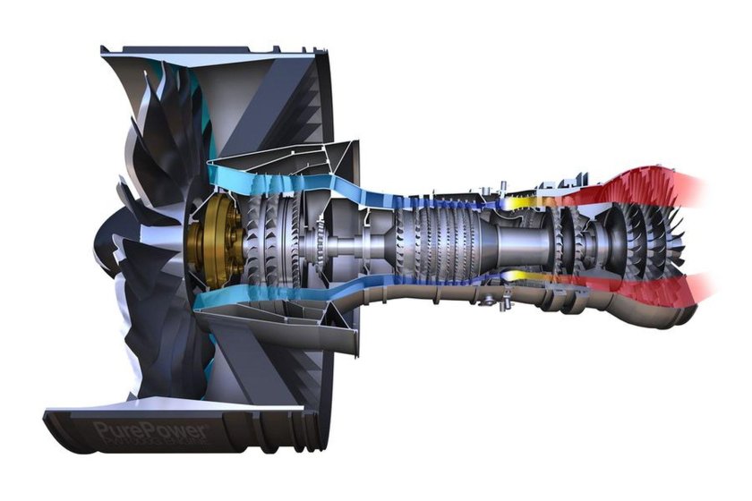 Двигатель Pratt Whitney pw1000g