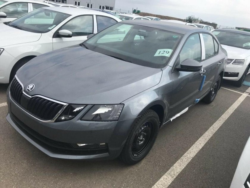 Skoda Octavia a7 серая