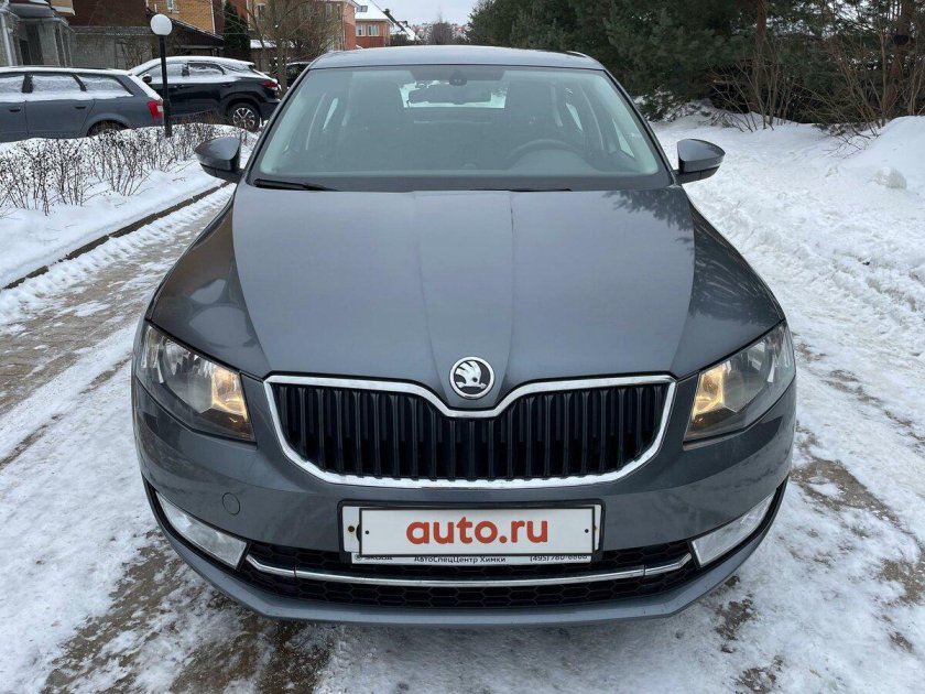 Серая шкода октавия