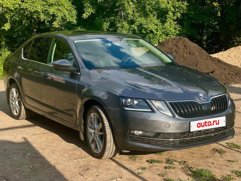 Skoda octavia a7 серая