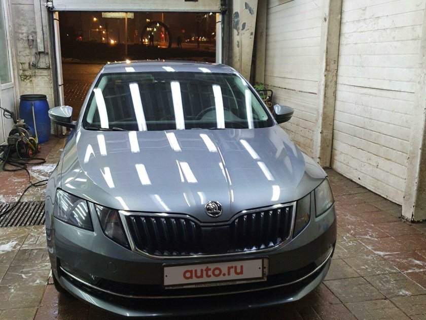Шкода октавия серый металлик