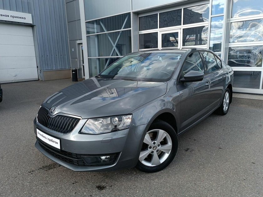 Октавия 2016 серая