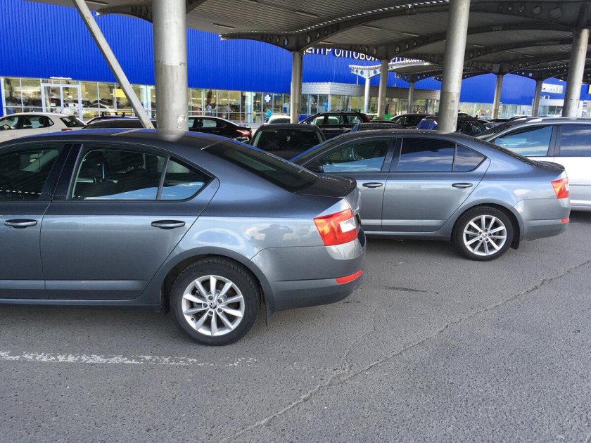 Skoda octavia a7 grey