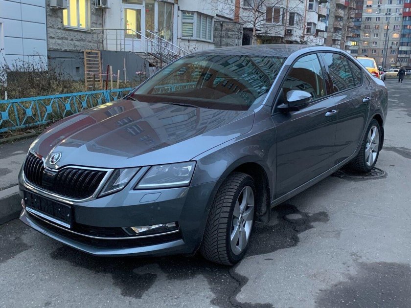 Skoda Octavia a7 серая