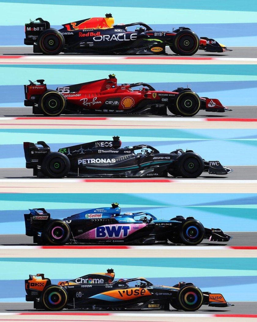 Болиды ф1 2023