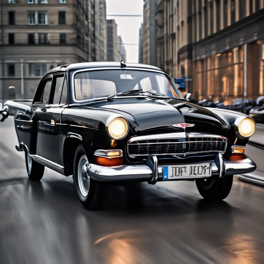 Черная молния Волга