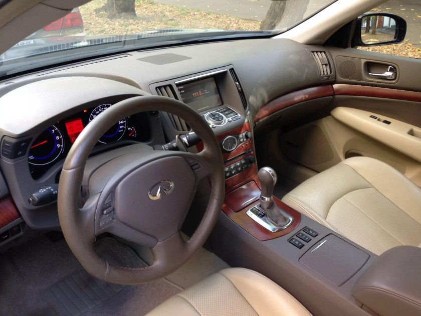 Infiniti qx50 салон