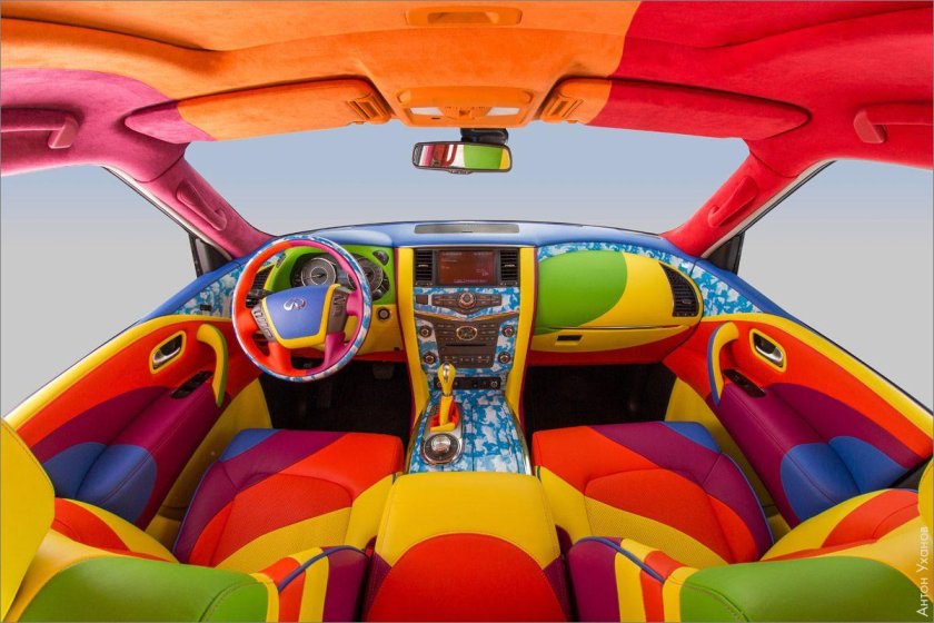 Infiniti qx56 Yellow Submarine