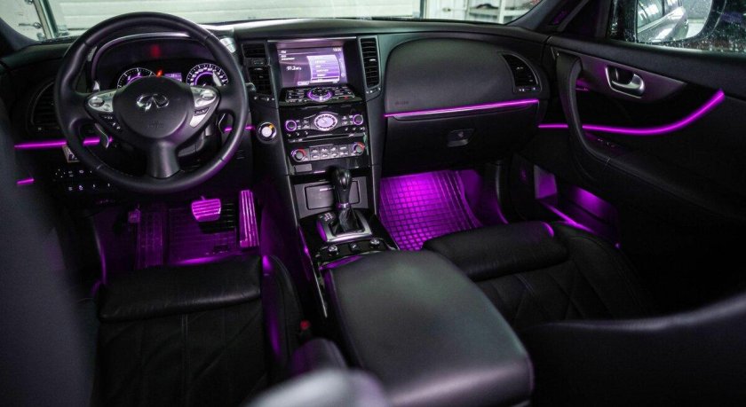 Infiniti qx70 салон