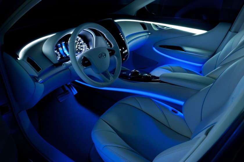 Подсветка салона Инфинити q50