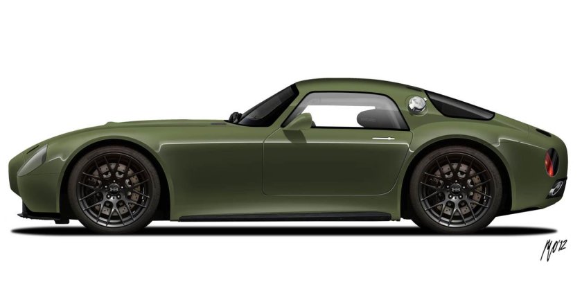 Машина вид сбоку