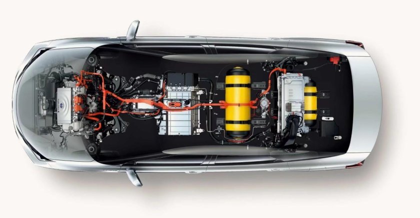 Toyota Mirai водородный двигатель