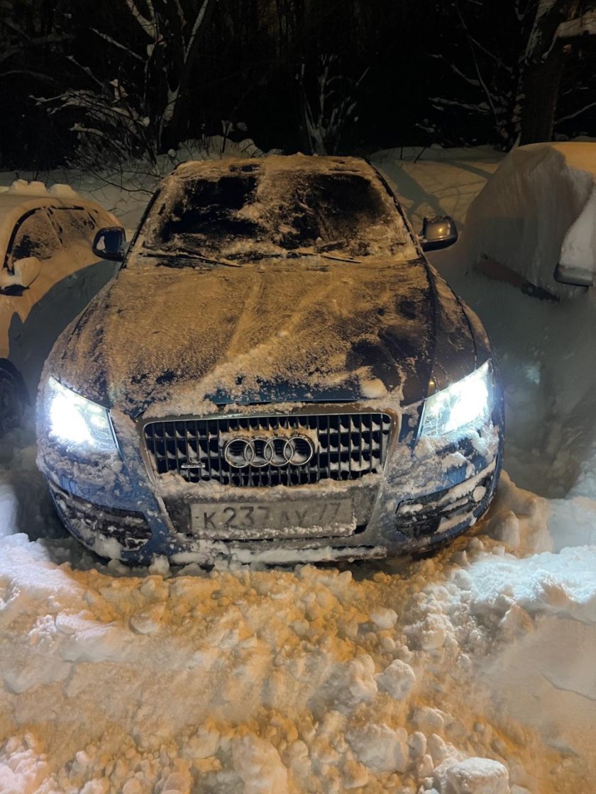 Грязная Ауди