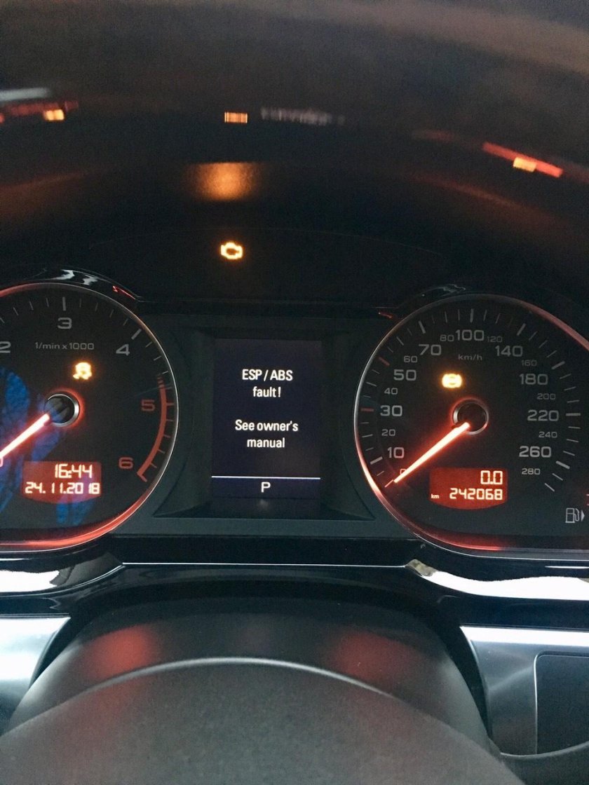 Audi a6 c6 ABS ESP Fault