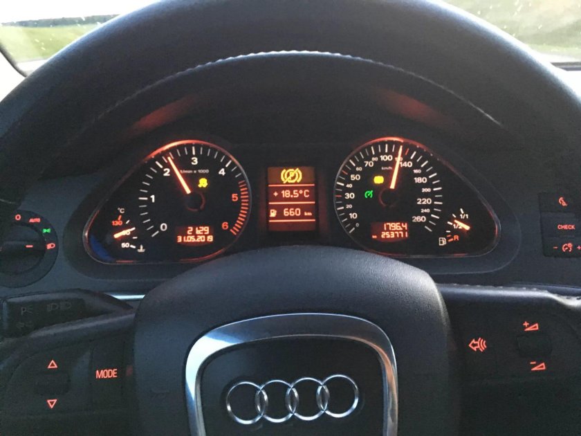 Ошибка ABS ESP Audi a6 c6