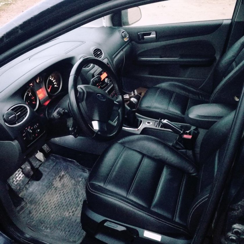 Салон Форд фокус 2 кожа