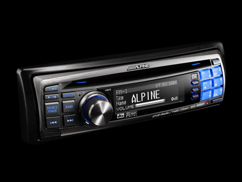 Alpine магнитола 1 din