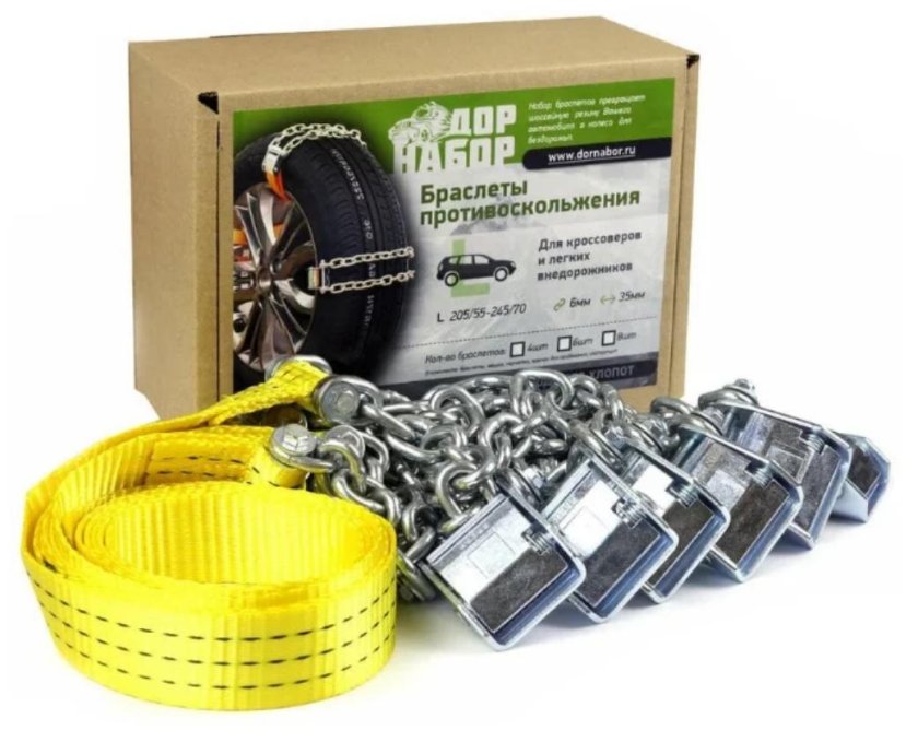 Браслеты противоскольжения ДОРНАБОР