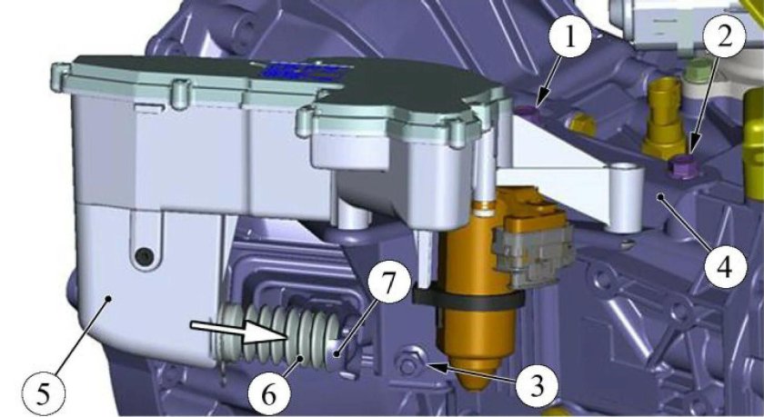 Актуатор сцепления Лада Веста