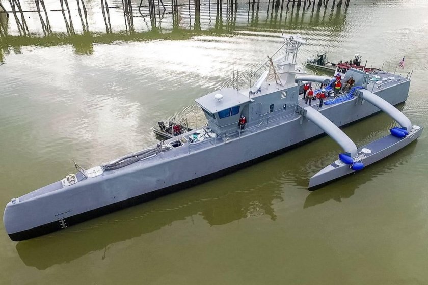 Anti submarine warfare continuous trail unmanned vessel