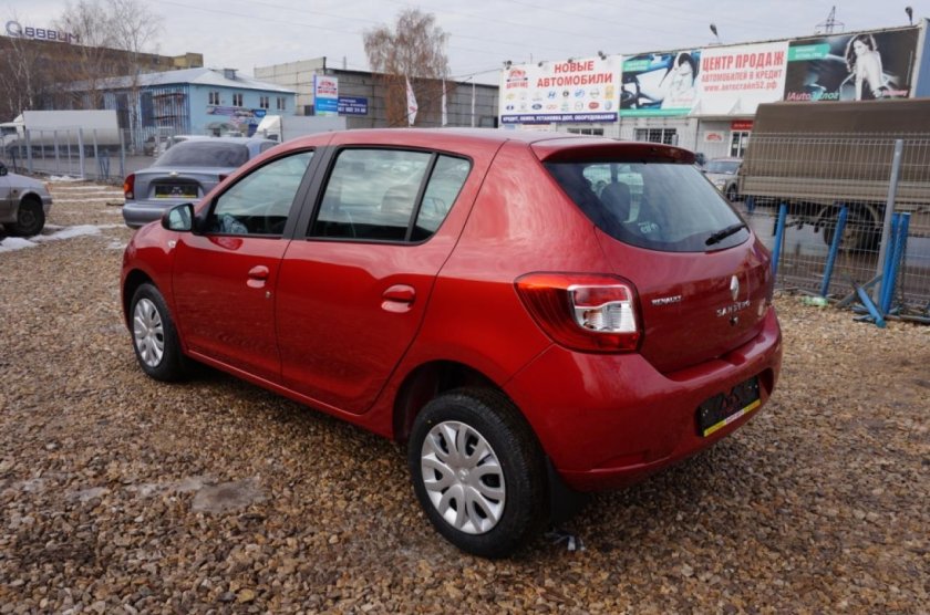 Рено Сандеро 2 красный