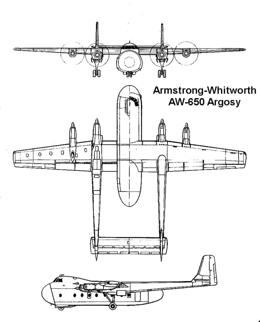 Armstrong whitworth argosy чертежи