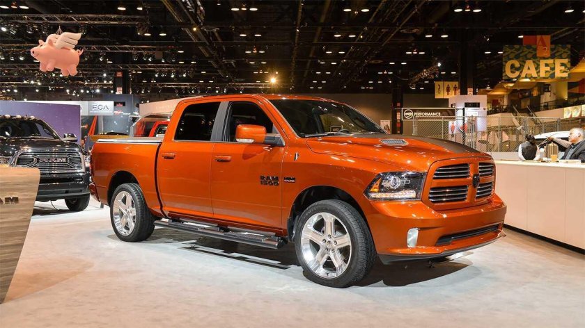 Dodge Ram оранжевый