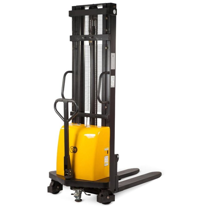 Штабелер гидравлический с электроподъемом