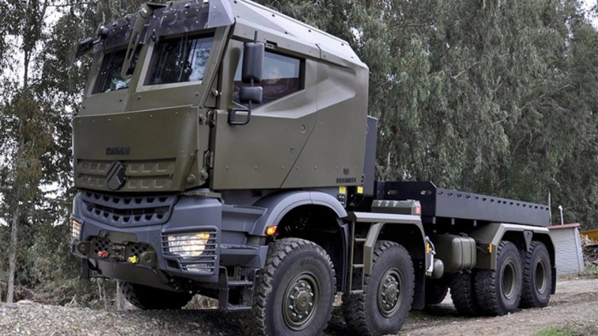 Грузовик ман 8x8