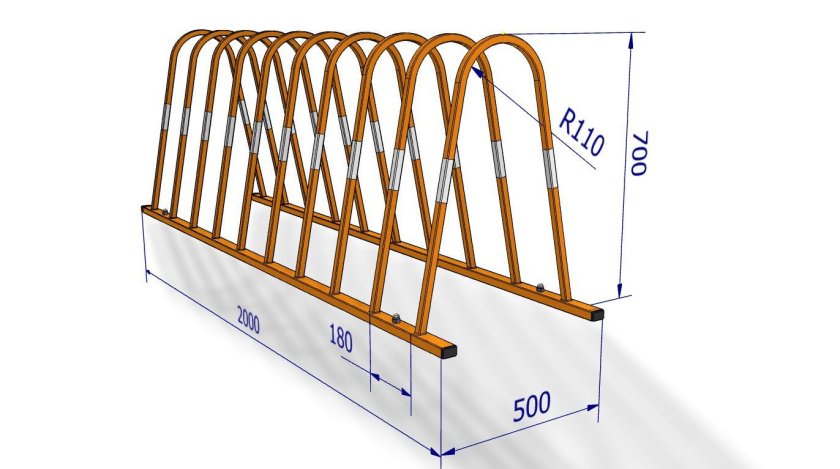 Велопарковка для велосипедов