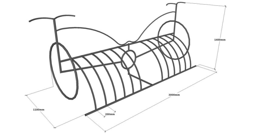 Велопарковка simple smp110