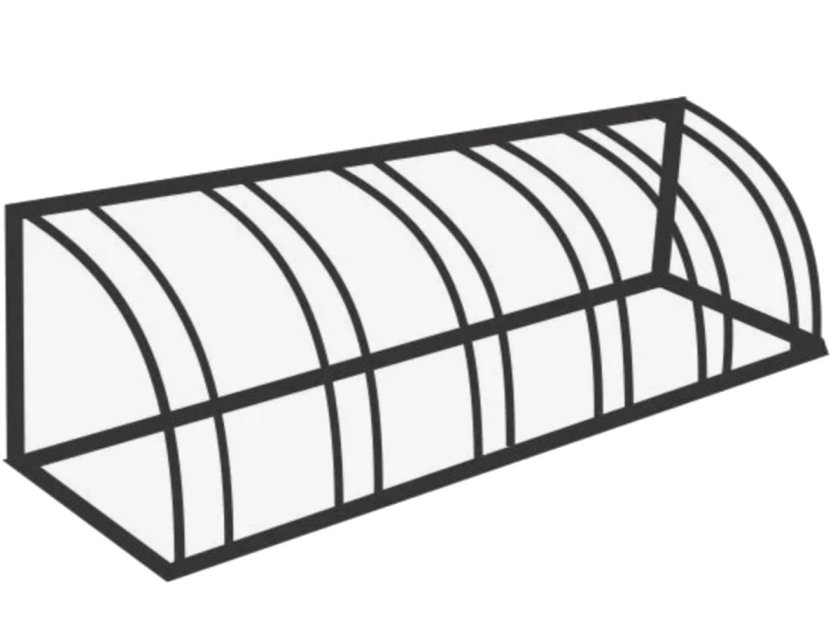 Велопарковка на 10 мест чертеж