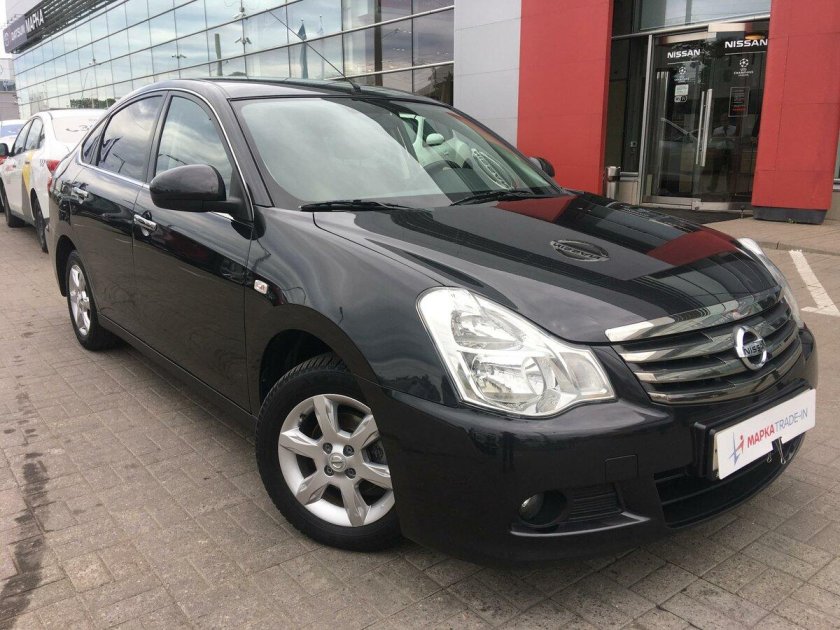 Nissan Almera 2013 черная