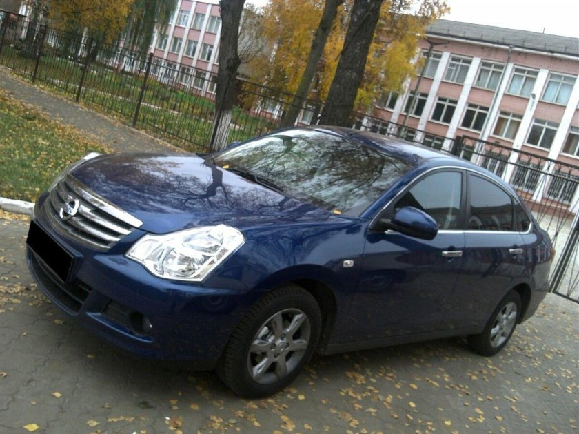 Ниссан Альмера синий