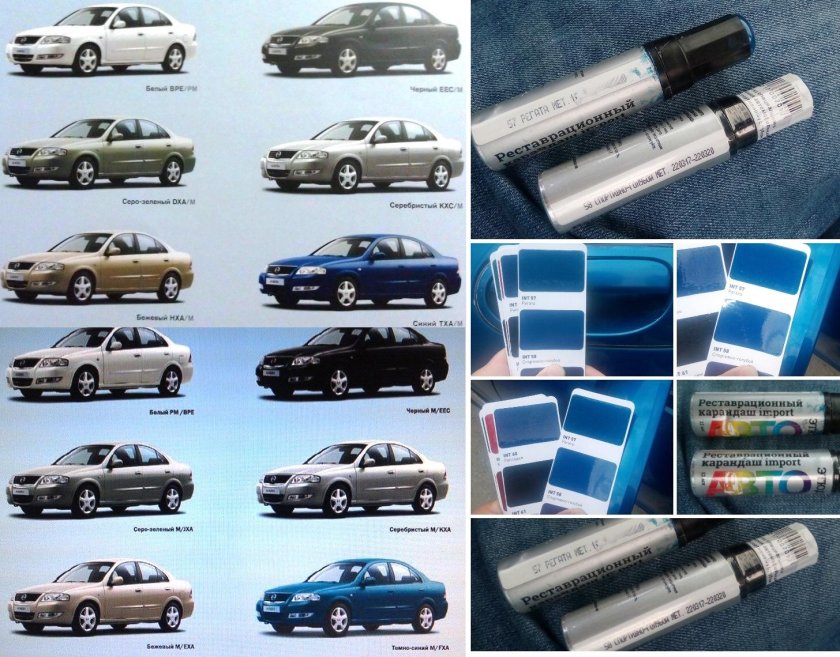 Код краски Nissan Almera g15