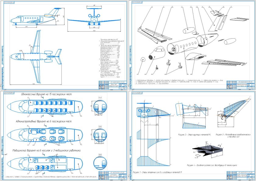 Як-40 пассажирский самолёт чертежи