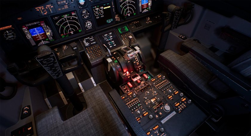 Boeing 737 Max кабина