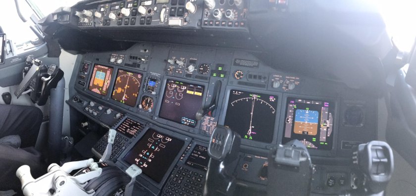 Boeing 737 Max кабина