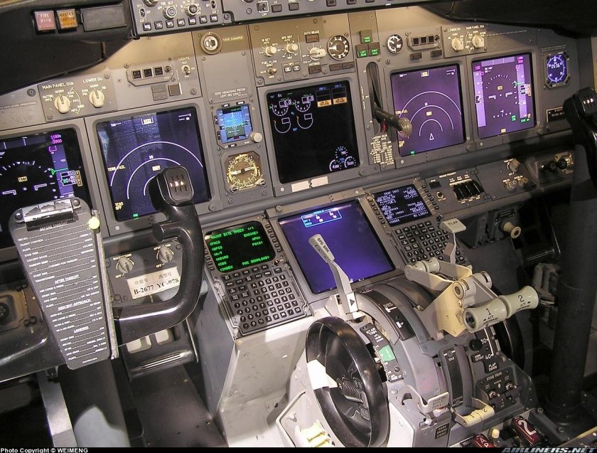 Boeing 737-800 кабина