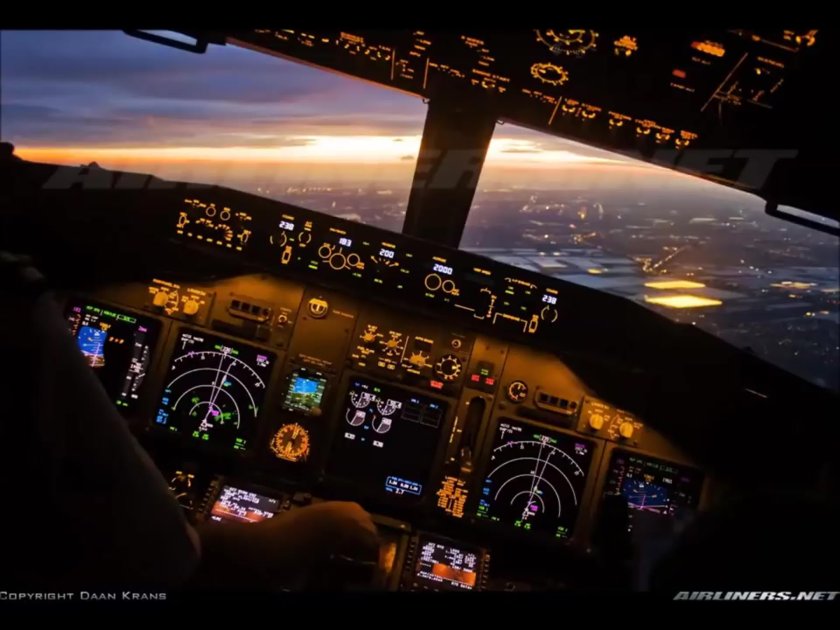 Boeing 737 кабина