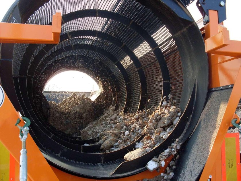 Сито сепаратор барабанный грохот