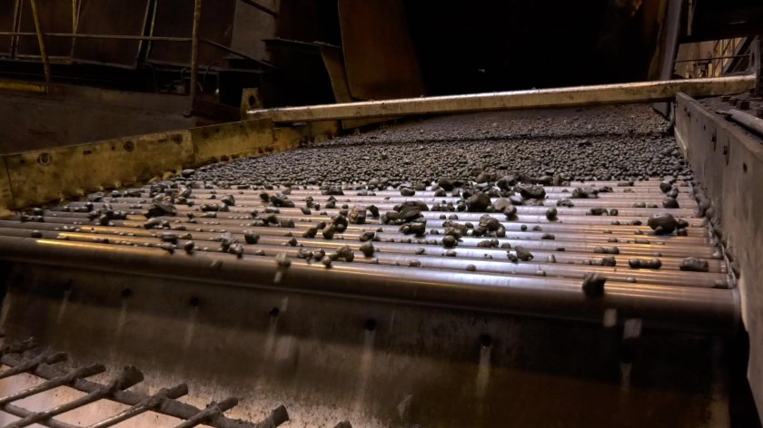 Грохот питатель валковый