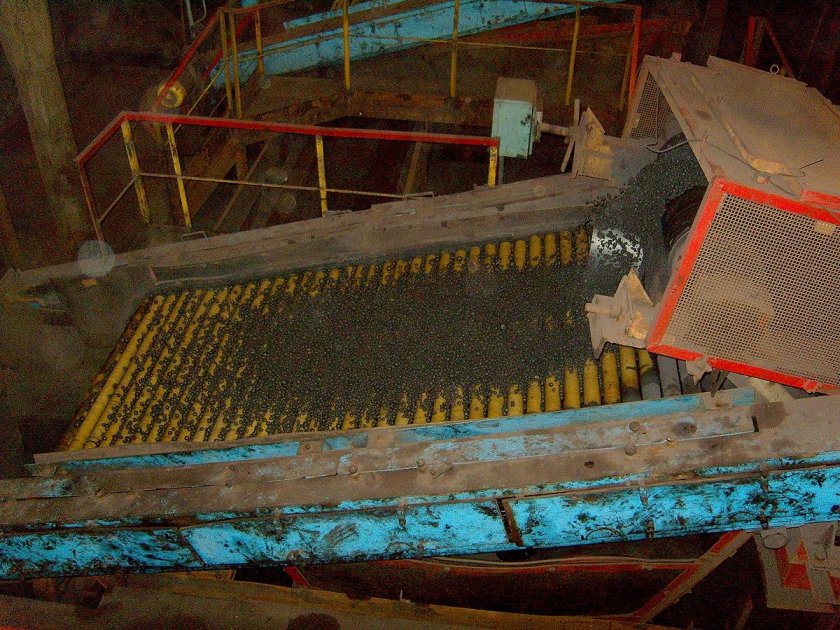 Обжиговая машина окатышей