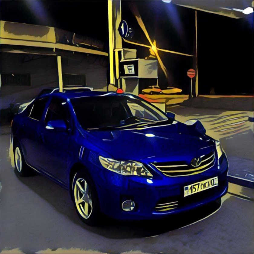Тойота Королла 150 синяя