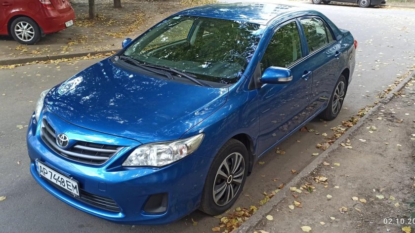 Тойота Королла синяя