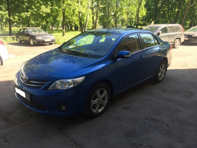 Тойота Королла 150 синяя
