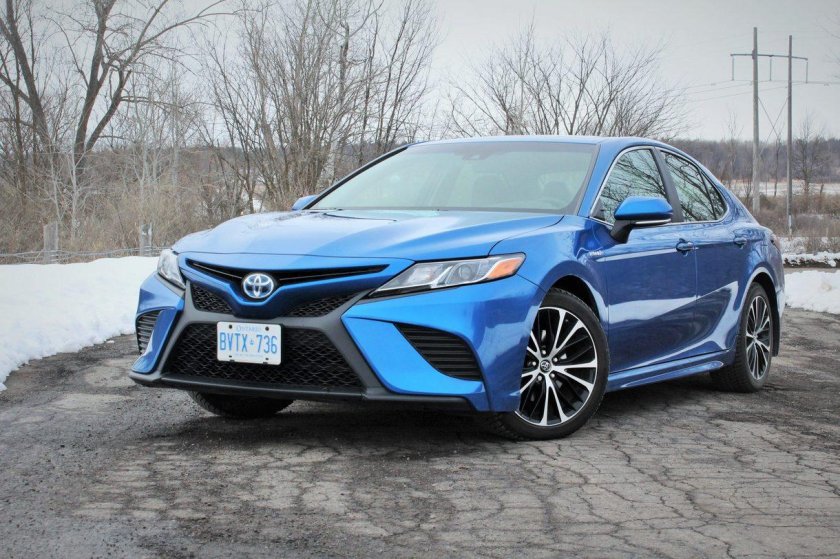 Камри 70 синяя