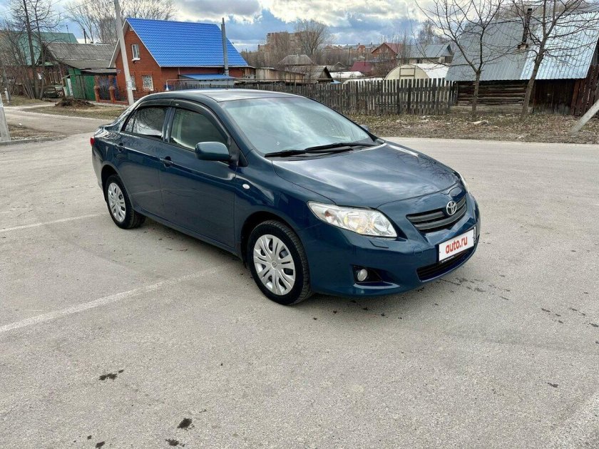 Тойота Королла 2008 года синяя