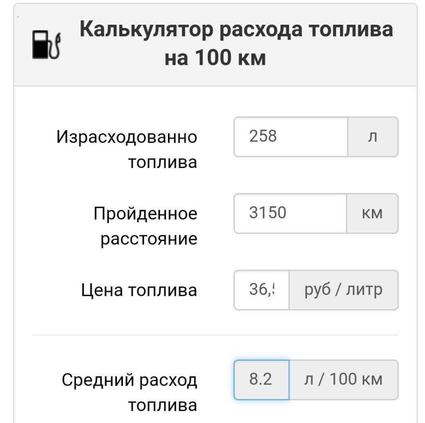 Как посчитать расход топлива на 100 км на автомобиле