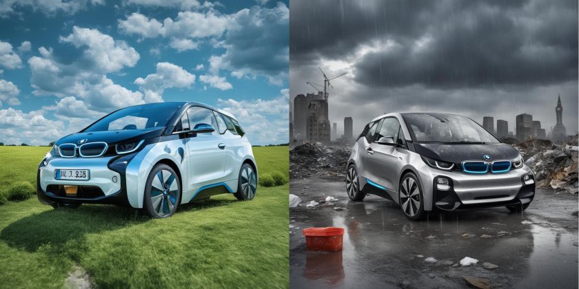 Электромобиль bmw i 3